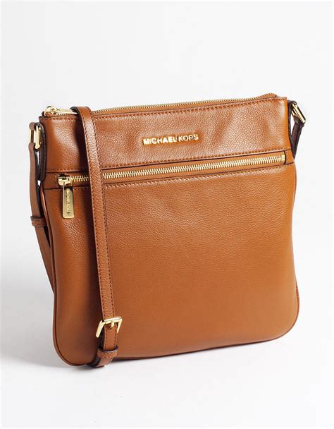 michael michael kors bedford flat leather crossbody bag|Michael Kors bedford legacy crossbody.